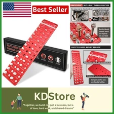 Essential Thread Checker Tool for Mechanics: 28 Sizes, Easy Measurement, Durable