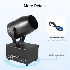 2000W Snow Machine Remote Control Snowflake Spraying Machine Stage Snow Blowing