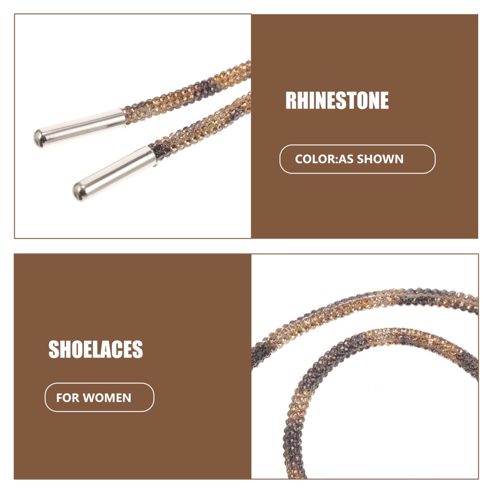 APL Lacci con diamante pieno lacci per scarpe donna strass scintillanti