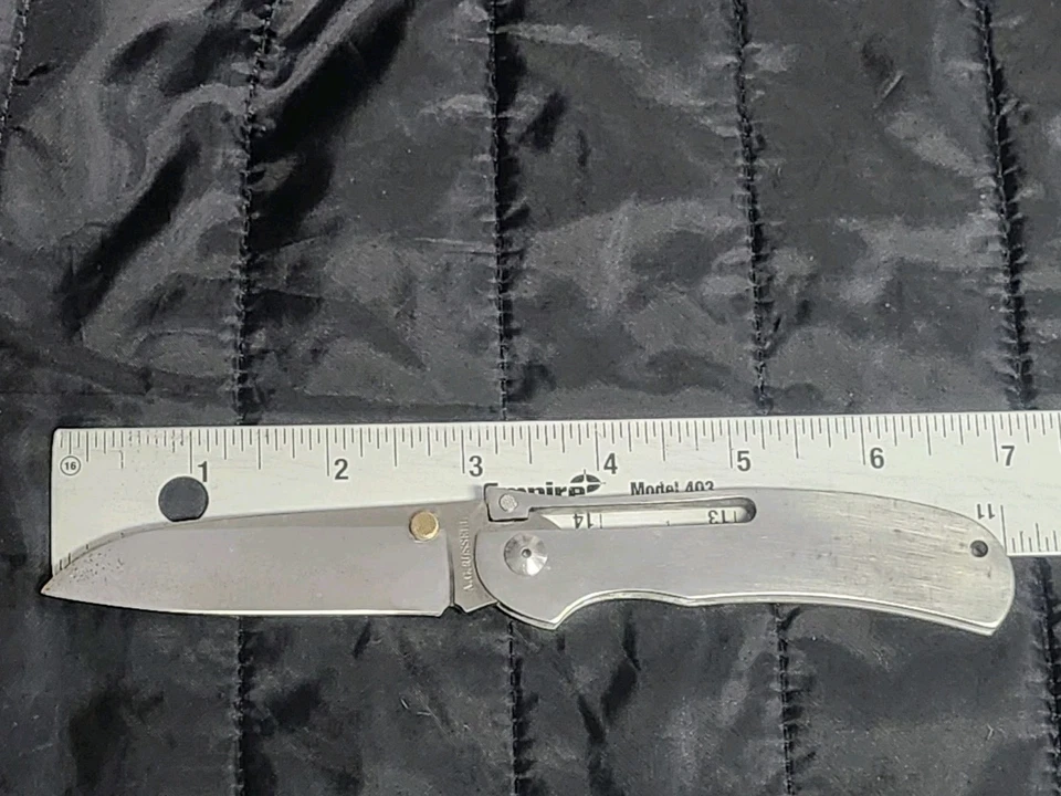 A.G Russell Knife All stainless Drop Point Lock DES321820 - Image 2 of 4