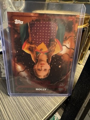 2025 Topps Stranger Things Nell Fisher as Holly Upside Down /5 Parallel SSP