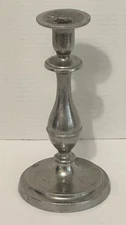 Vintage Antique Silver RWP Wilton Colombia Candleholder Candlestick pewter