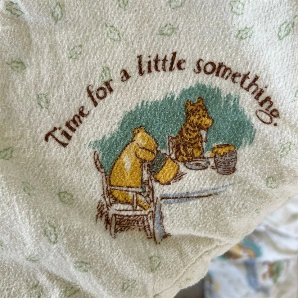 VTG Y2K Disney Winnie The Pooh Classic Twin Comforter Nursery Decor Tigger Eyore - Image 2 of 4