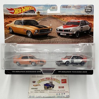 Hot wheels car culture team 2 pack target exclusive 73 Holden Monaco GTS 77 Hold