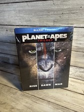 New! Planet Of The Apes TRILOGY (Blu-Ray + Digital) Sealed Rise + Dawn + War