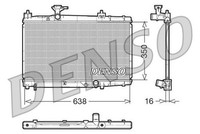 KÜHler MotorkÜHlung Denso DRM50007 FÜR Toyota WasserkÜHler MotorkÜHler