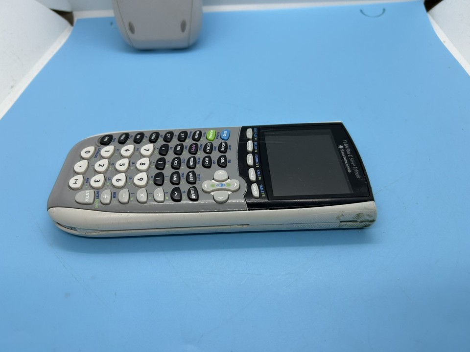 Texas Instruments TI-84 Plus C Silver Edition Graphing Calculator Grey ...