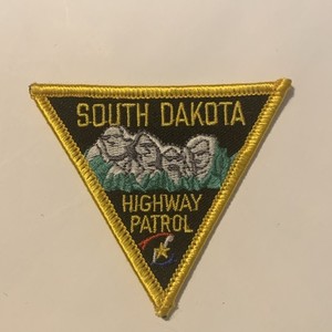 South Dakota Highway Patrol POLICE Patch Smaller Size See Photos.