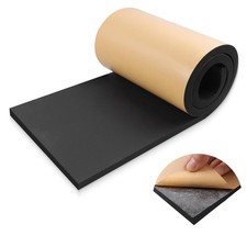 1 PCS Neoprene Sponge Foam Rubber Sheet Adhesive 12x3/4x118 Inch Black DIY
