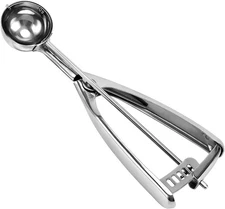 Small Cookie Scoop, 1 tablespoon Scoop For Baking, 1 13/32 #60, Silver 