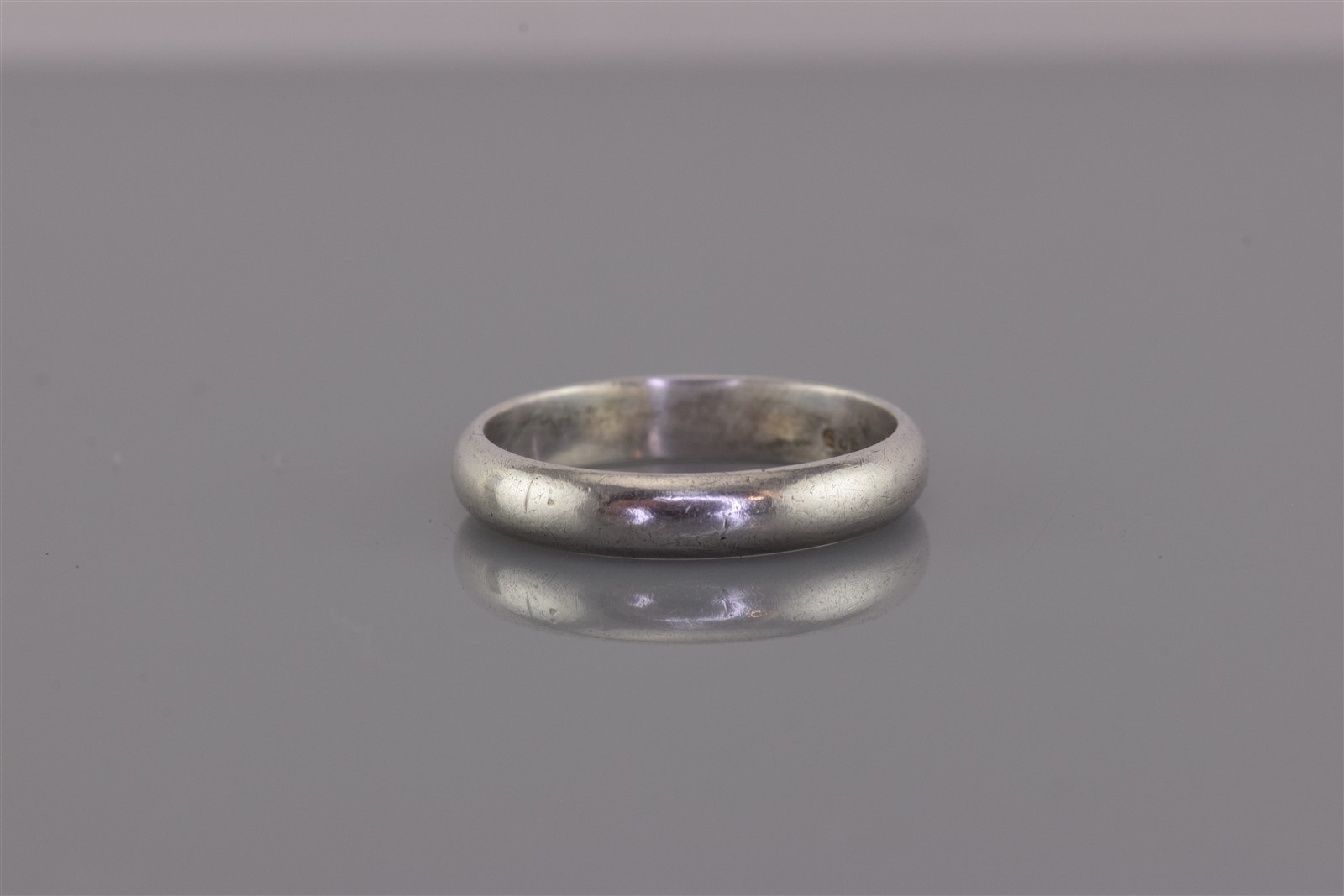 Sterling Silver 4mm Solid Classic Rounded Band Ri… - image 5