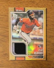 2026 Topps Dylan Beavers Gold /50 Patch RC Game-Used Relic #339 Orioles