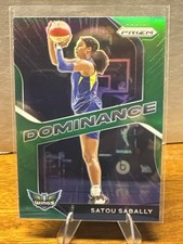 2021 Panini Prizm WNBA - Dominance Satou Sabally #12 Green Prizm