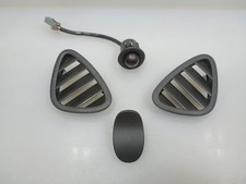 97-06 Oem Jaguar Xk8 Right Left Dash Ac Vent Grille Cover Trim Black Set 4 Pcs