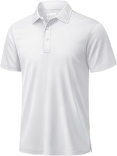TACVASEN Mens Golf Shirt Dry Fit Mens Polo Shirts Short Sleeve Performance Golf