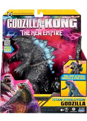 Playmates MonsterVerse Titan Evolution Godzilla 7in Figur Godzilla x Kong