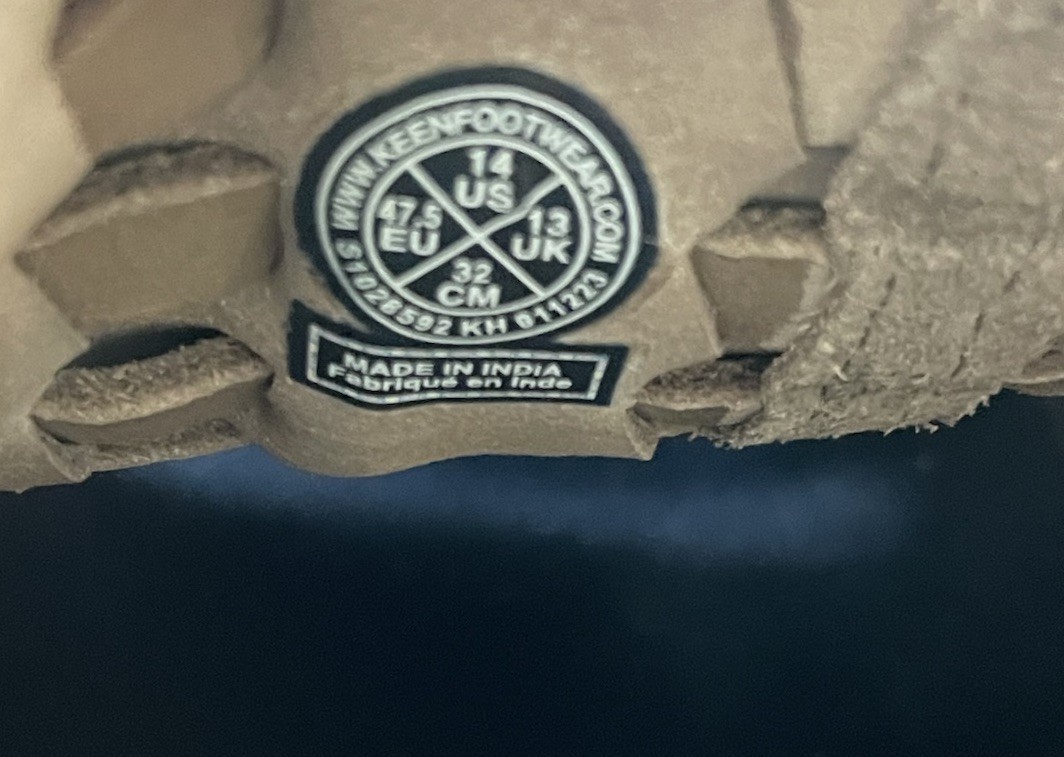 Nuovo senza scatola Keen San Juan Sandalo II Huarache Beige Pelle Uomo Taglia 47 5 14