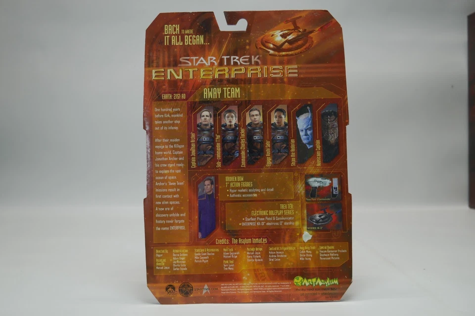 "Figura de 8"" Star Trek Enterprise Away Team Nausicaan Captain - Art Asylum - 2002" Foto 2 de 2