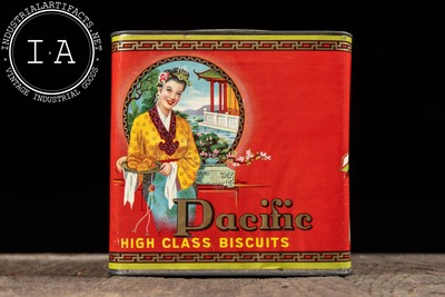 #ad Vintage Pacific High Class Biscuits Tin $250.00