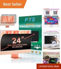 Anti-Glare Privacy Screen for iMac 24 Inch 2021-2024 - Blocks Unwanted Views