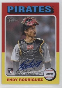2024 Topps Heritage Real One Endy Rodriguez RodrÃguez #ROA-ER Rookie Auto RC