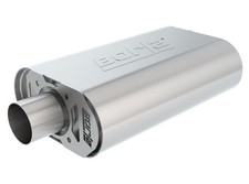 Borla Cratemuffler 3 Offset Inlet Center Outlet Stainless For Gm 350383406 Borla Cratemuffler 3 Offset Inlet Center Outlet Stainless For Gm 350383406