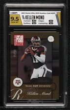 2021 Donruss Elite 2001 Rookies Gold 5/10 Kellen Mond #ER7 HGA 9.5 GEM MINT 0e3p