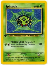 Pokémon - 1st Edition Neo Discovery Spinarak 64/75 LP