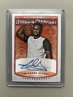 2019 Upper Deck Goodwin Champions - Autographs Deandre Ayton ON CARD Auto