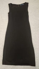 Alice + Olivia Dress Womens Small Black Sleeveless Bodycon Sheath Little Black