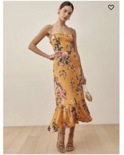 Reformation Enya Maxi Dress in Anjelica Floral Print Size 4 Small