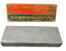 Carburundum 109 Combination Sharpening Stone Oil Stone Vintage Boxed Manchester