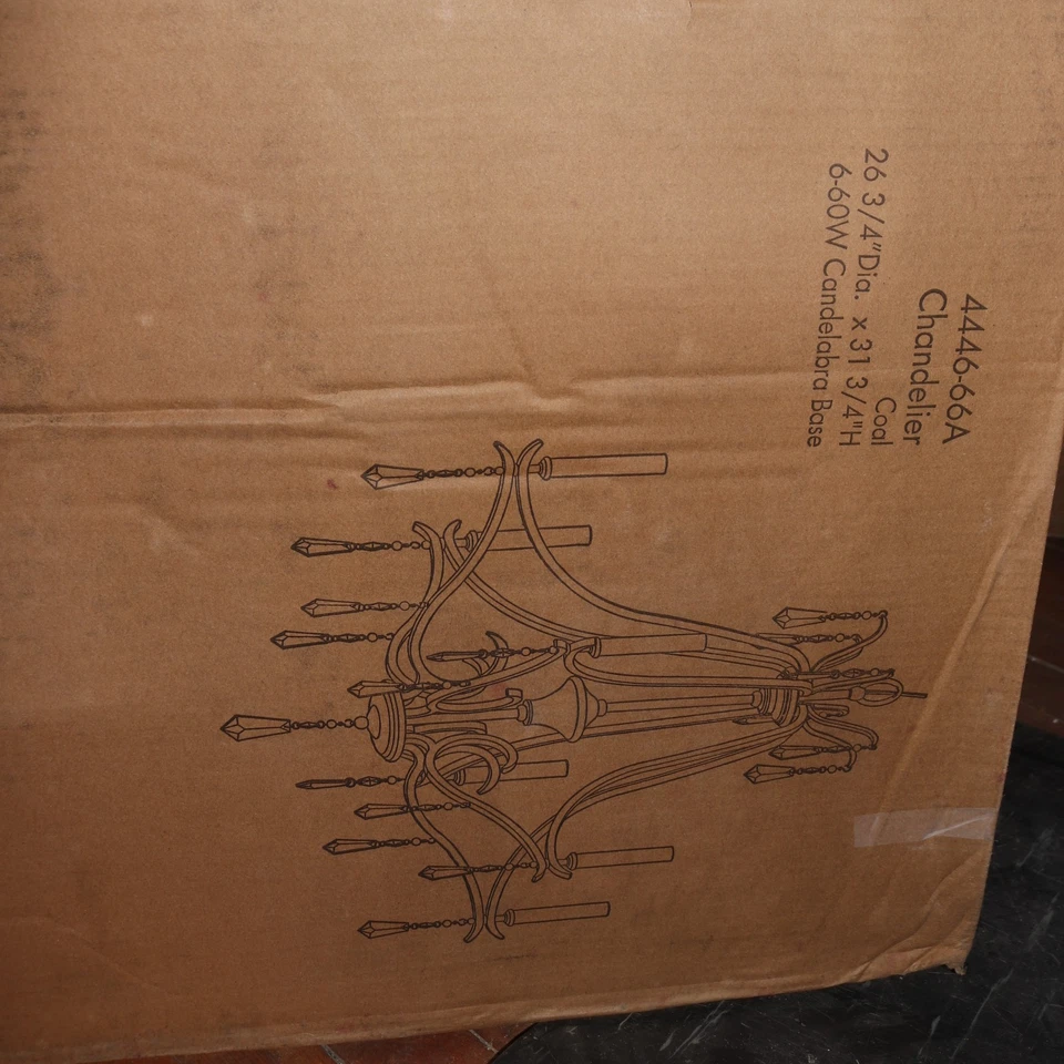 Minka Lavery Laurel Estate Clear Crystal Glass Chandelier 6-Light - Image 3 of 4