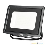 Kobi LED Fluter 100W 4000K 8500Lm IP65 Schwarz AußEnstrahler 120°