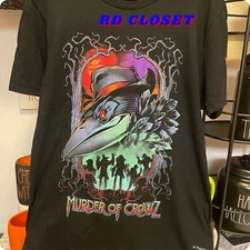Universal Studios Hollywood HHN 2024 Murder Of Crowz Pass Member T-Shirt. XL