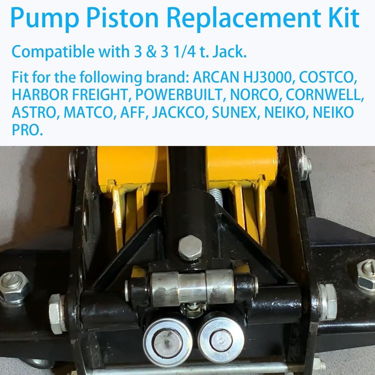 Floor Jack Low Side Pump Piston Kit for Harbor Freight / Costco