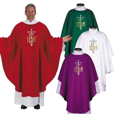 CHASUBLES, IHS Design Chasuble SET OF 4, (More Designs In Our Ebay Store)