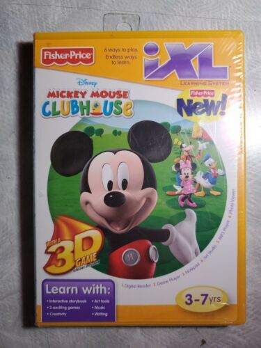 FISHER PRICE DISNEY MICKEY MOUSE CLUBHOUSE IXL LEARNING SYSTEM