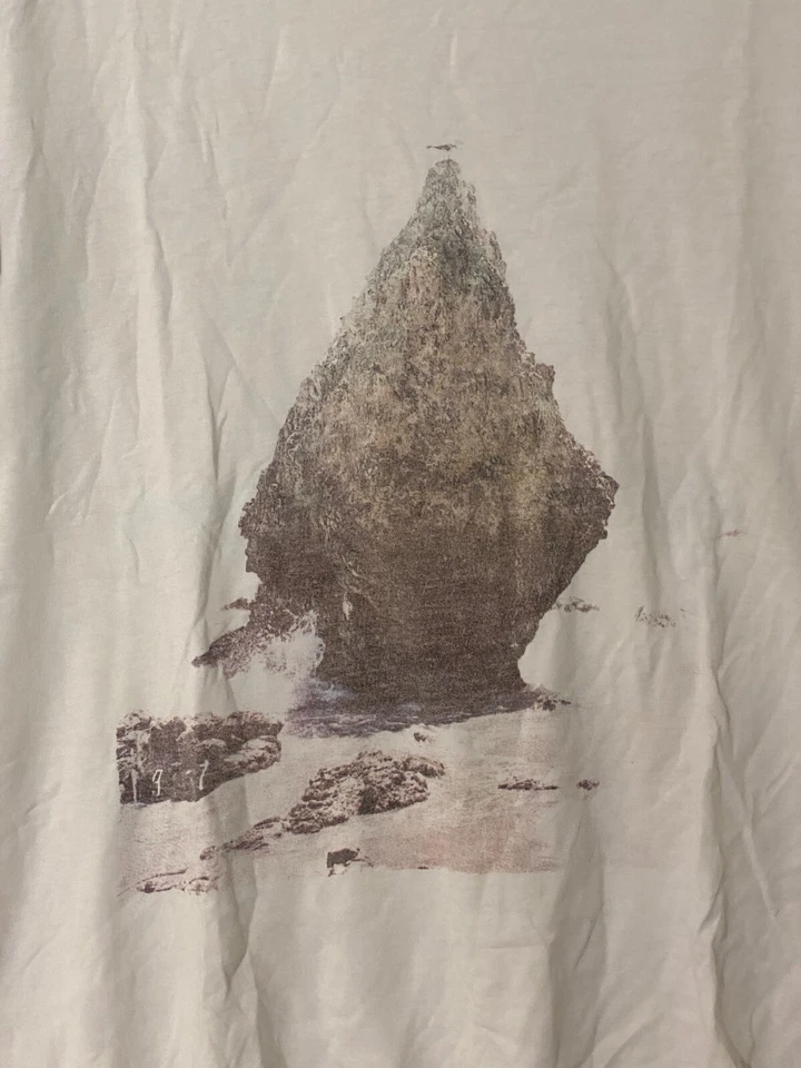 Volcom Herren weißes Baumwoll-T-Shirt Größe L - Bild 2 von 4