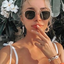 Sunglasses Round HEXA Women Men GAFAS SHADZ Medium Size