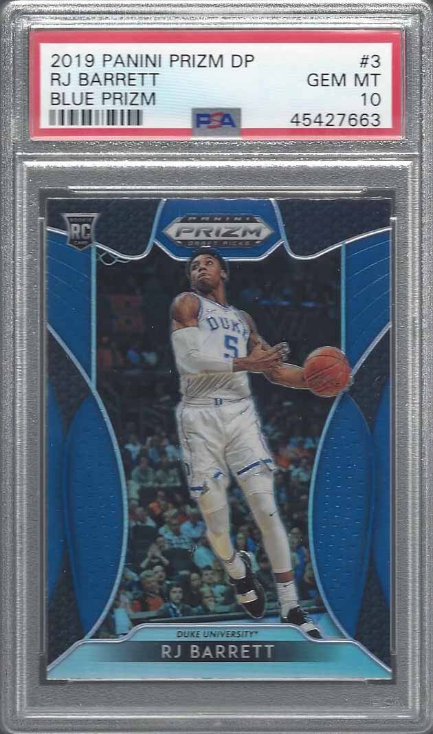 Prizm RJ Barrett Blue Prizm 199シリ　PSA 10 Prizm RJ Barrett Blue Prizm 199シリ PSA 10 PSA10] mc34 Prizm