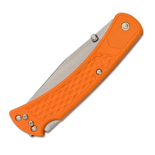 BUCK 0110ORS2-B Folding Hunter 3.75" 110 Plain Blade, Orange glass fibre light - Picture 5 of 5