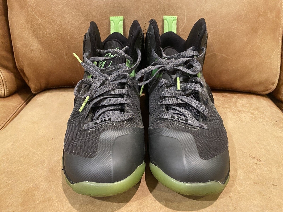 Lebron 9 GS Dunkman Electric Grey Neon Green Black 472664  display picture 1