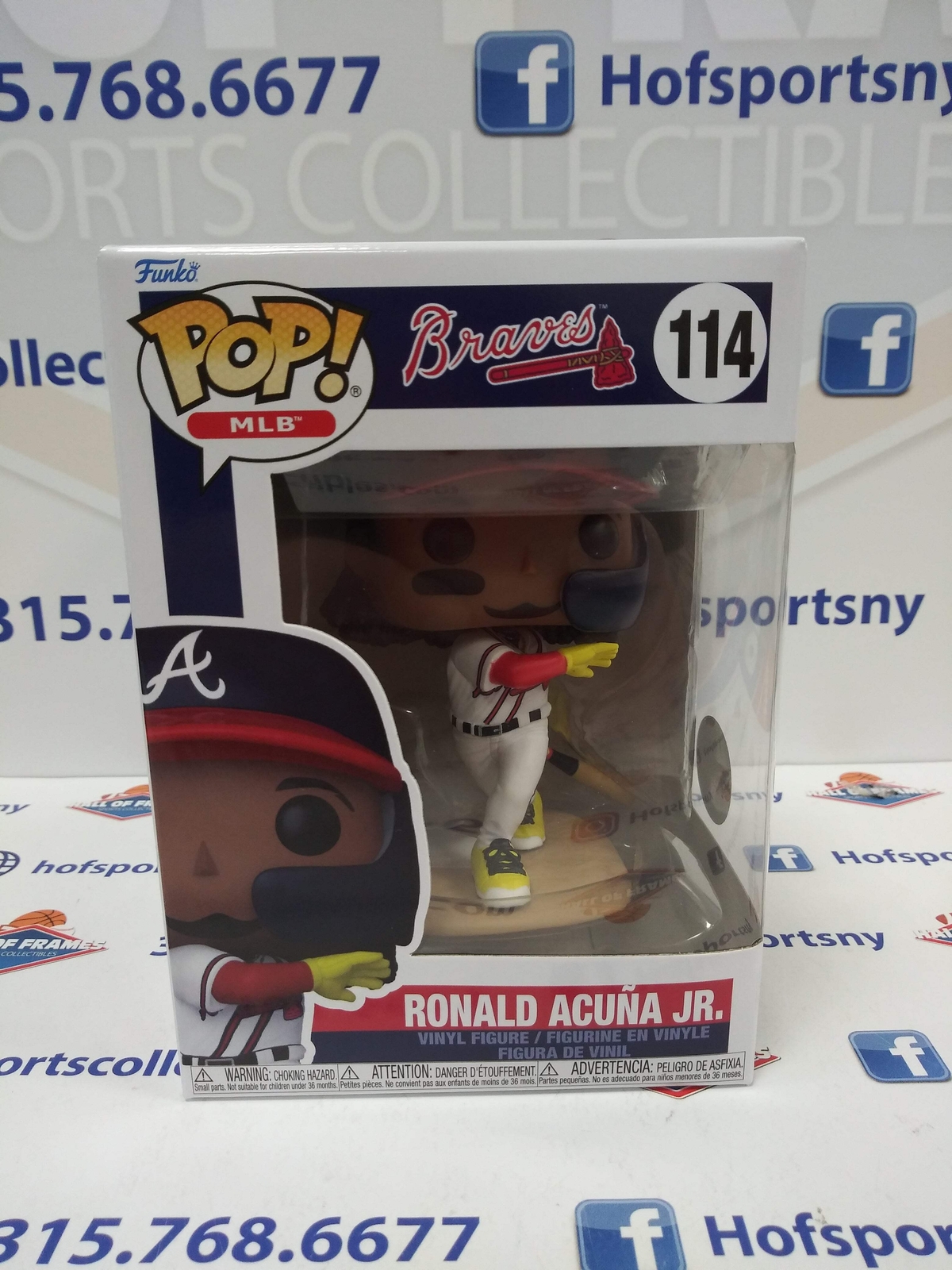 Ronald Acuna Jr. Atlanta Braves Mlb Funko Pop #114