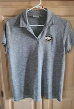 Goose Island Beer Company Front Graphic Adult Large Gray Polo