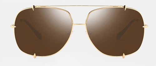 Men Women Big AVIATOR Oversized Metal Gradient Women Sunglasses GAFAS - Picture 15 of 19