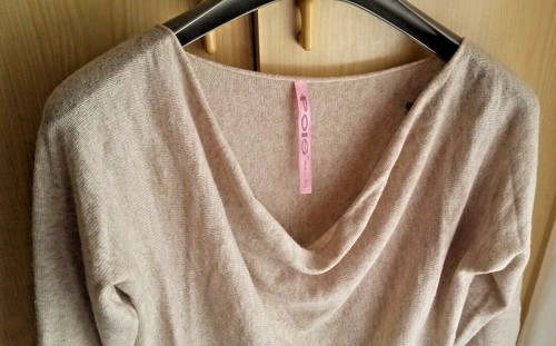 POIS NOY Maglia Maglione lana Beige taglia S - woman sweater - Foto 3 di 12