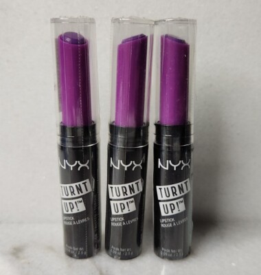 Lot Of 3- NYX TURNT UP LIPSTICK #''TULS08 TWISTED 