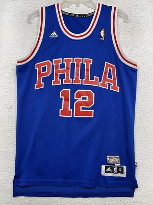 Evan Turner Jersey Mens Medium +2 Blue Philadelphia 76ers