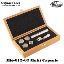 Oktava MK-012-03 Cardioid, Omni & Hyper - Silver - New - Wood Jewelers Box